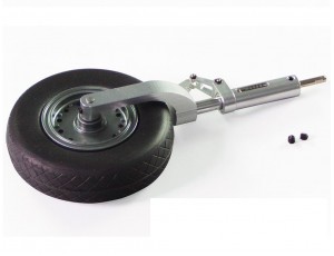 Flightline 2.0M B-24 Liberator Shock Absorbing Landing Gear Strut and Tire - Left